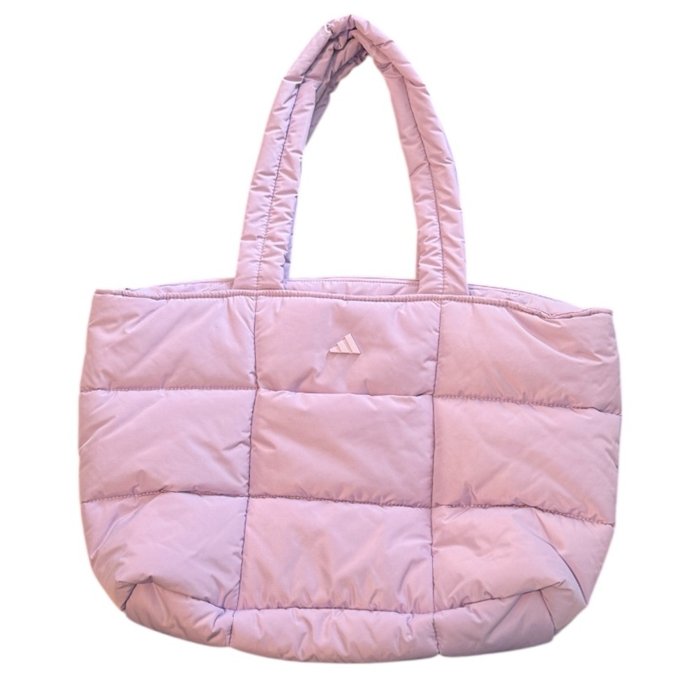 Adidas Quilted All Me 3 Tote in Powder Plum Purple NWT